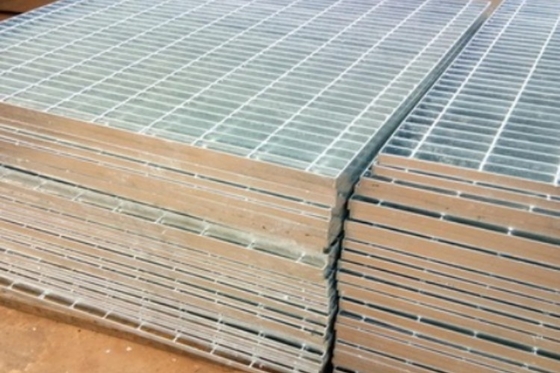 Carbon Steel Serrated Galvanized Grating 25x3 Serrated Steel Bar Grating