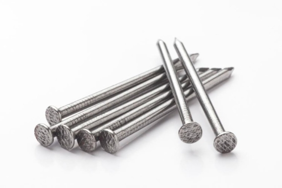4cm 16D Galvanized Common Nails 20D Ring Shank Nails For Hard Wood