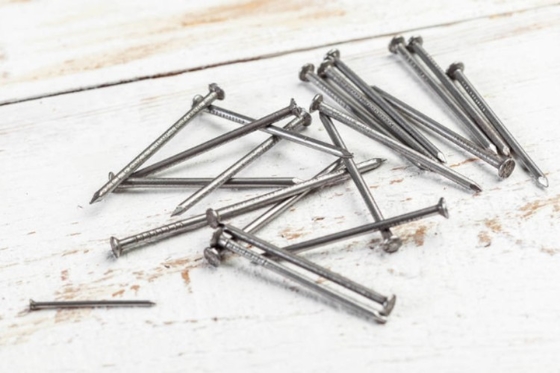 Construction Flat Head Galvanised Nails Rust Resistant Iron Nails