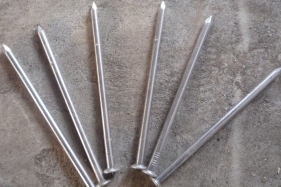 Sharp Galvanised Nails 100mm Concrete Iron Nail For Construction