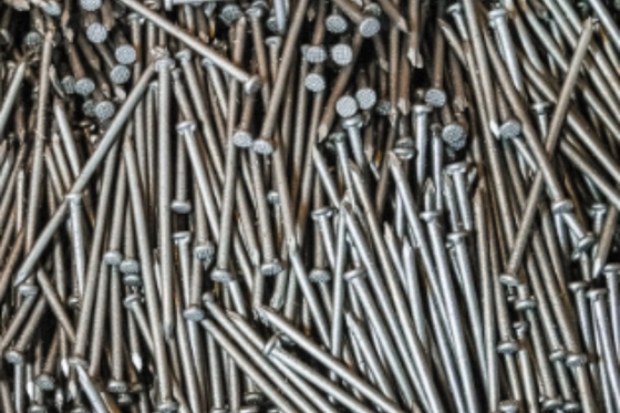 Construction Flat Head Galvanised Nails Rust Resistant Iron Nails