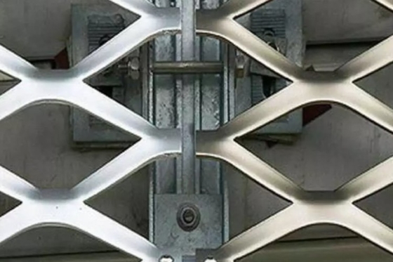 Black Expanded Metal Sheet Hexagonal Expanded Metal Lath 1m To 2m