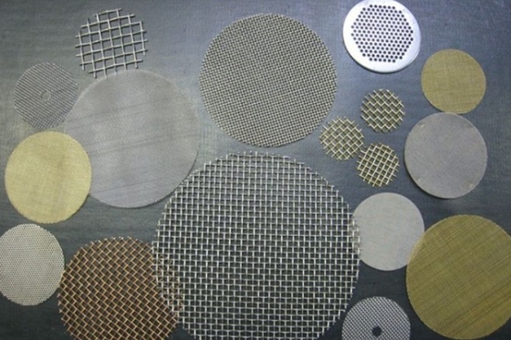 Roestvrijstalen draadnet 50 micron hoge precisie 600 mesh metaalnetfilters