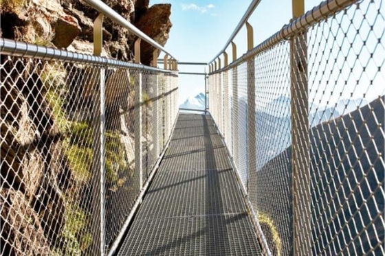 Light Weight 1.5mm Stainless Steel Mesh 30*30cm Rope Net Fence
