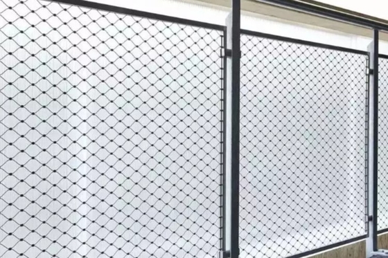 Ferruled Heavy Duty Stainless Steel Mesh Anti Rust 1.5mm Wire Metal Netting Mesh