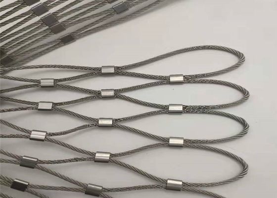 Stainless Steel Cable Net Mesh Cage Zoo Rope Aviary Enclosure Wire Bird Netting