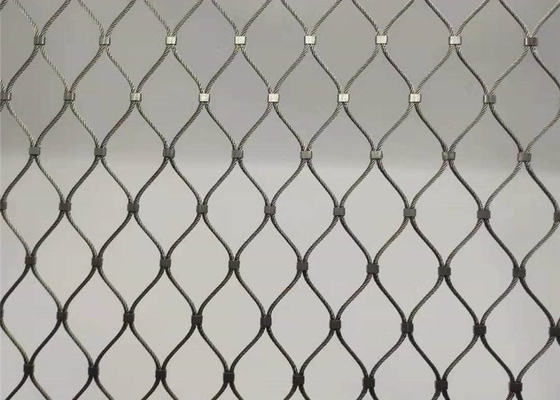 SS316 18*18mm Aviary Rope Netting Aviary Wire Mesh For Animal Poultry Cage