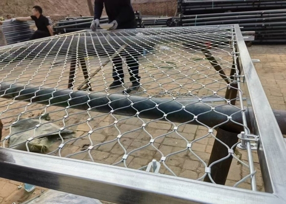 Zoo Rope Netting 50*50 Cable Mesh 2.5mm Stainless Steel Cable Netting