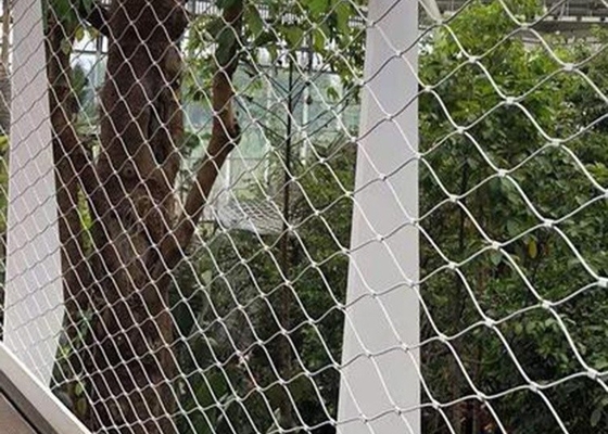 Zoo Rope Netting Stainless Steel Rope Mesh 7*7  Ferrule Cable Mesh