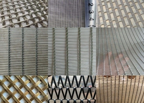 Lightweight Black Decoration Wire Mesh Chainlink Fence Decorative Metal Mesh