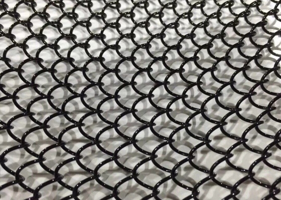 Lightweight Black Decoration Wire Mesh Chainlink Fence Decorative Metal Mesh