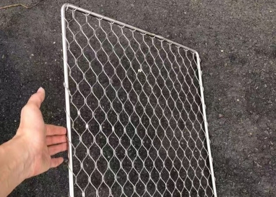316 Rope Net Fence With 1.2mm Wire Stainless Steel Cable Mesh