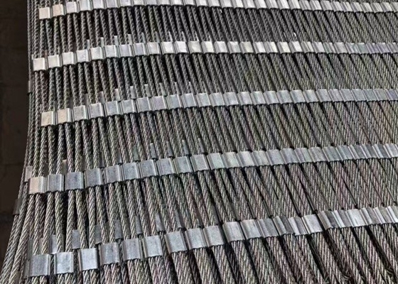304 Stainless Steel Rope Mesh 25*25 Rope Net Fence Zoo Cable Mesh