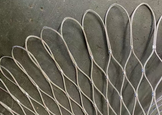 Cable Mesh 20*20mm Wire Rope Mesh 7*19 Stainless Steel Rope Net