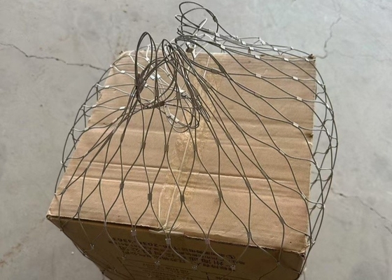 Balustrade Cable Mesh 2mm Wire Rope Mesh With 50mm*50mm Opening