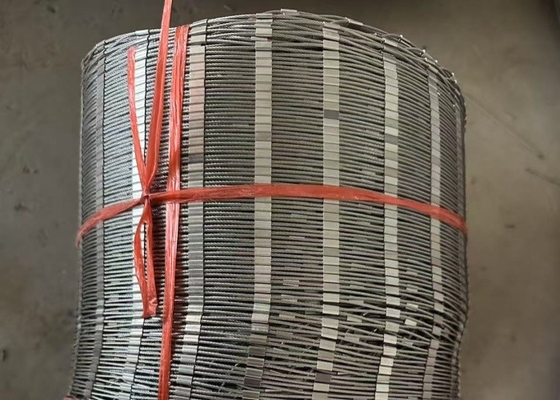 Anti Rust Balustrade Cable Mesh 80*80mm Stainless Steel Wire Rope Mesh