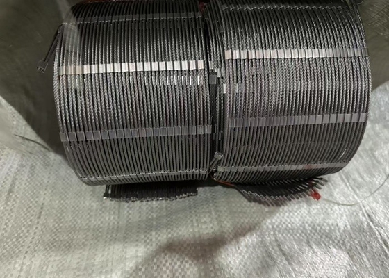 Light Weight 50*50mm Rope Net Fence 304 Stainless Steel Cable Mesh