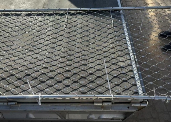 18mm*18mm Wire Rope Mesh SS316 Stainless Steel Cable Mesh Zoo Netting