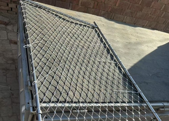 Light Weight 1.5mm Balustrade Cable Mesh SS304 Wire Rope Mesh