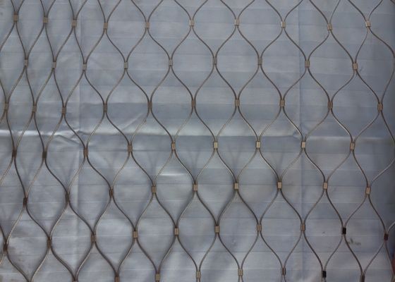 Black Strength Furreled Weather Resistant Aviary Rope Netting Stainless Steel Rope Mesh for Bird Cages