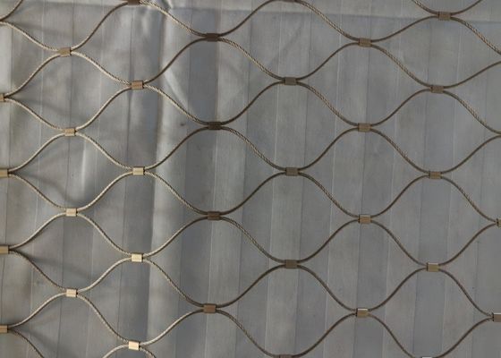7*19 Stainless Steel Aviary Rope Netting 15*15mm Aviary Netting For Birds