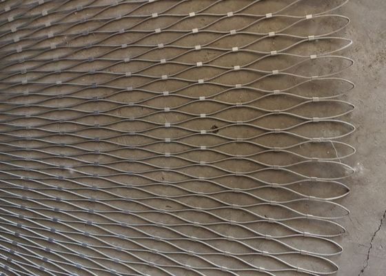 Stainless Steel Wire Rope Mesh For Aviary Netting Bridge And Staircase Fencing