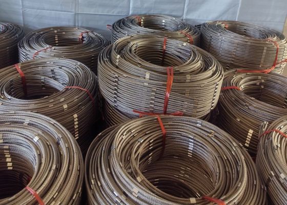 Durable 18*18mm Avairy Stainless Steel Wire Rope Mesh