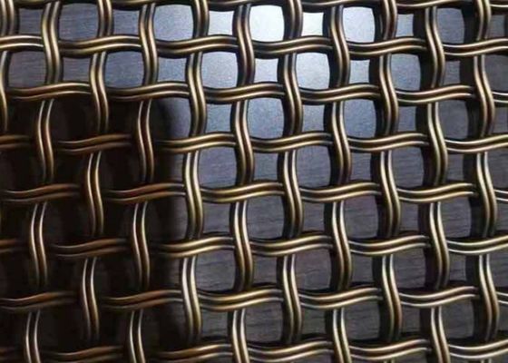 304 Stainless Steel Crimped Decorative Metal Grill Mesh Fencing