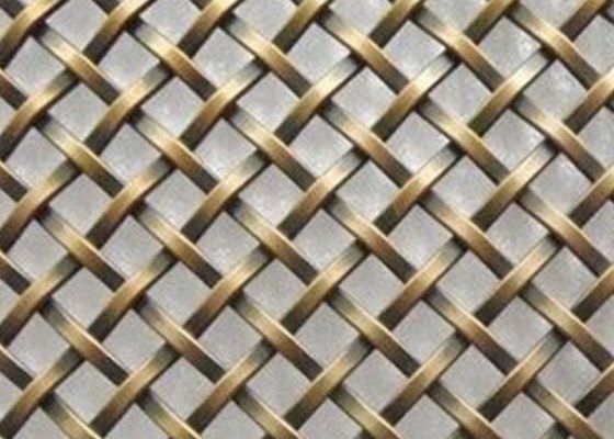 Stainless Steel 304 Decorative Metal Mesh Sheets Woven Waterproof