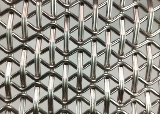 Stainless Steel 304 Decorative Metal Mesh Sheets Woven Waterproof