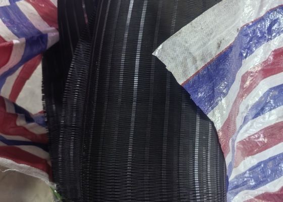 Dekoracyjna sieć liniowa z czarnej stali nierdzewnej bezbłyskowa do projektowania ogrodów zoologicznych i parków