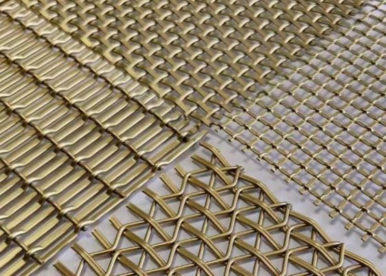 304 Stainless Steel Crimped Decorative Metal Grill Mesh Fencing