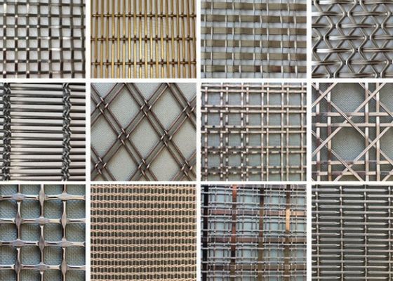 50*100 Architectural Mesh Screen For Exterior Wall Decoration Of Buildings