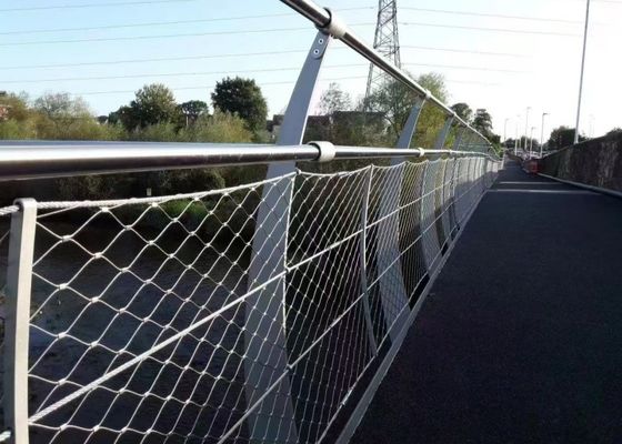 ステンレス・スティール 柔軟なワイヤー・フェルルール・ロープ・メッシュ・ネット 動物用X-テンド動物園メッシュ