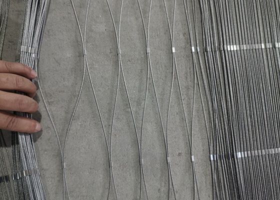 7*19 Ferrule 304 Grade Stainless Steel Cable Mesh