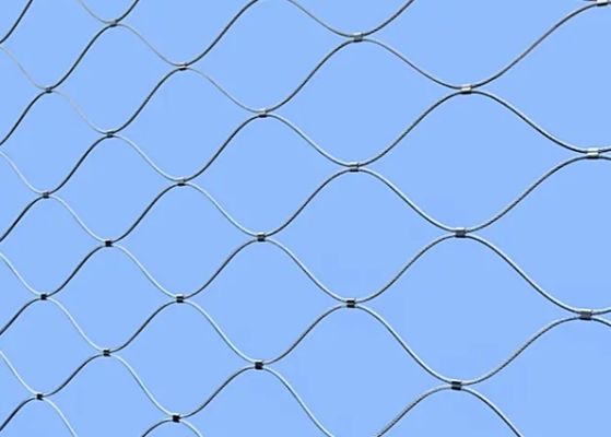 3mm Flexible Stainless Steel  Rope Mesh For Gardens And Protection