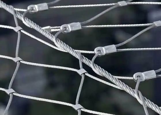 SS304 1.6mm Handrail Wire Rope Mes