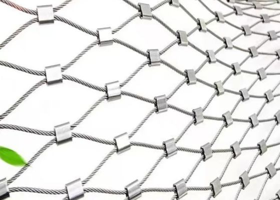 2.2mm Stainless Steel Wire Rope Mesh Net For Deck Railing Balcony Balustrade