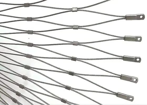 Stainless Steel Wire Rope Netting  for Balcony Stair Fall Protection Fencing