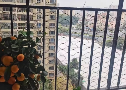 एसएस 316 तार रस्सी जाल 51 मिमी सुरक्षा बाधाओं के लिए