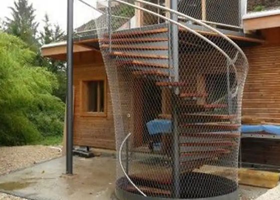 316 Rope Net Fence 35*35mm Opening Stainless Steel Cable Mesh Netting For Zoo