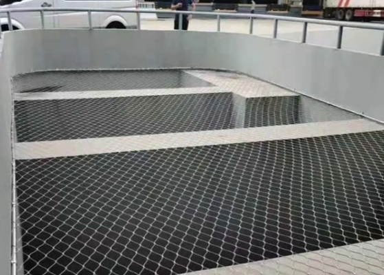 304 316 Stainless Steel Rope Mesh For Fall Protection