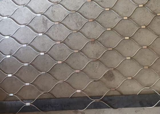 Weather Resistant High Strength Flexible Structure Aviary Rope Netting Stainless Steel Wire Rope Mesh