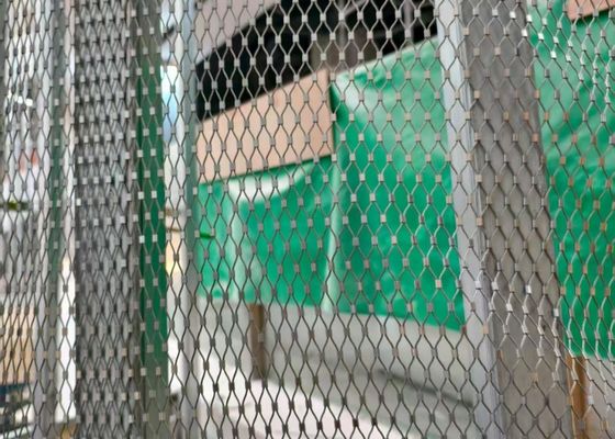 Knotted Rope Mesh 10*10mm Stainless Steel Cable Mesh Zoo Rope Netting 1.2mm
