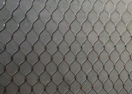 17mm*17mm Aviary Rope Netting Stainless Steel Cable Mesh for Mesh Fence with No Surface Treatment and Flexible Structure