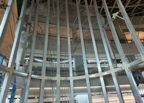 17mm*17mm Aviary Rope Netting Stainless Steel Cable Mesh for Mesh Fence with No Surface Treatment and Flexible Structure
