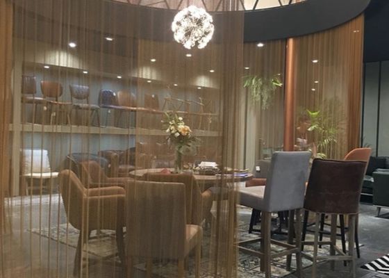 Brass Decoration Wire Mesh with 120mm*120mm Mesh Size 50% Open Area and 7kgs/sqm Weight for Versatile Household Applications