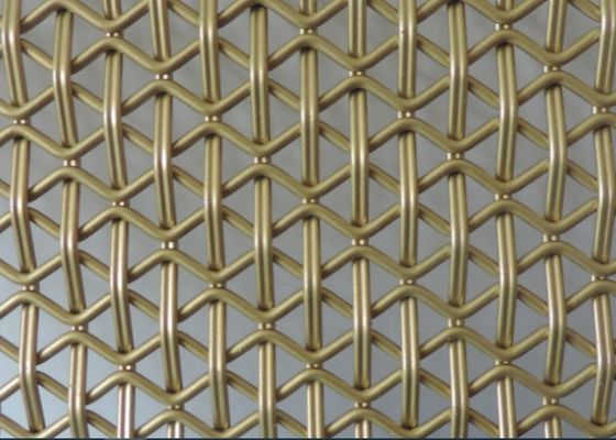 Kawat Jaring Dekorasi Stainless Steel 316 dengan Diameter Kawat 1.5mm dan Warna Kustom untuk Dekorasi Interior