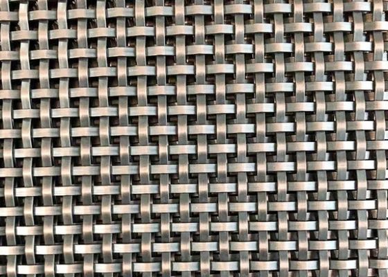 Decorative Brass Wire Mesh with 50mm*50mm Mesh Size 4.0mm Opening and 1.6mm Thickness for Architectural Design