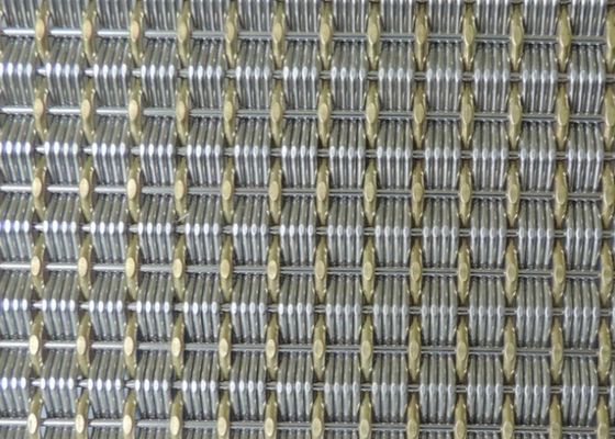 SS304 Decorative Wire Mesh with 50% Open Area and 7KGS Weight for Customized Panel Size Applications